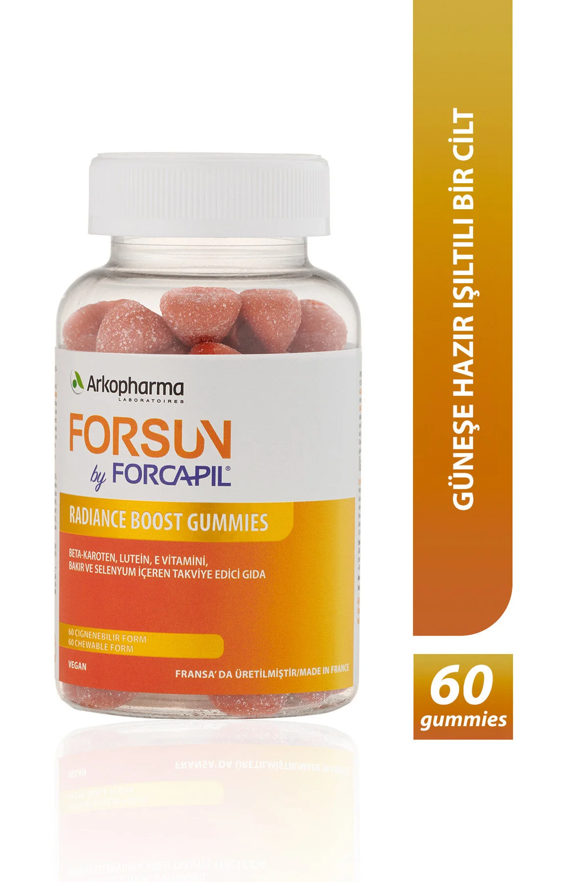 محصولات گیاهی FORCAPIL® RADIANCE BOOST GUMMIES اورجینال Arkopharma