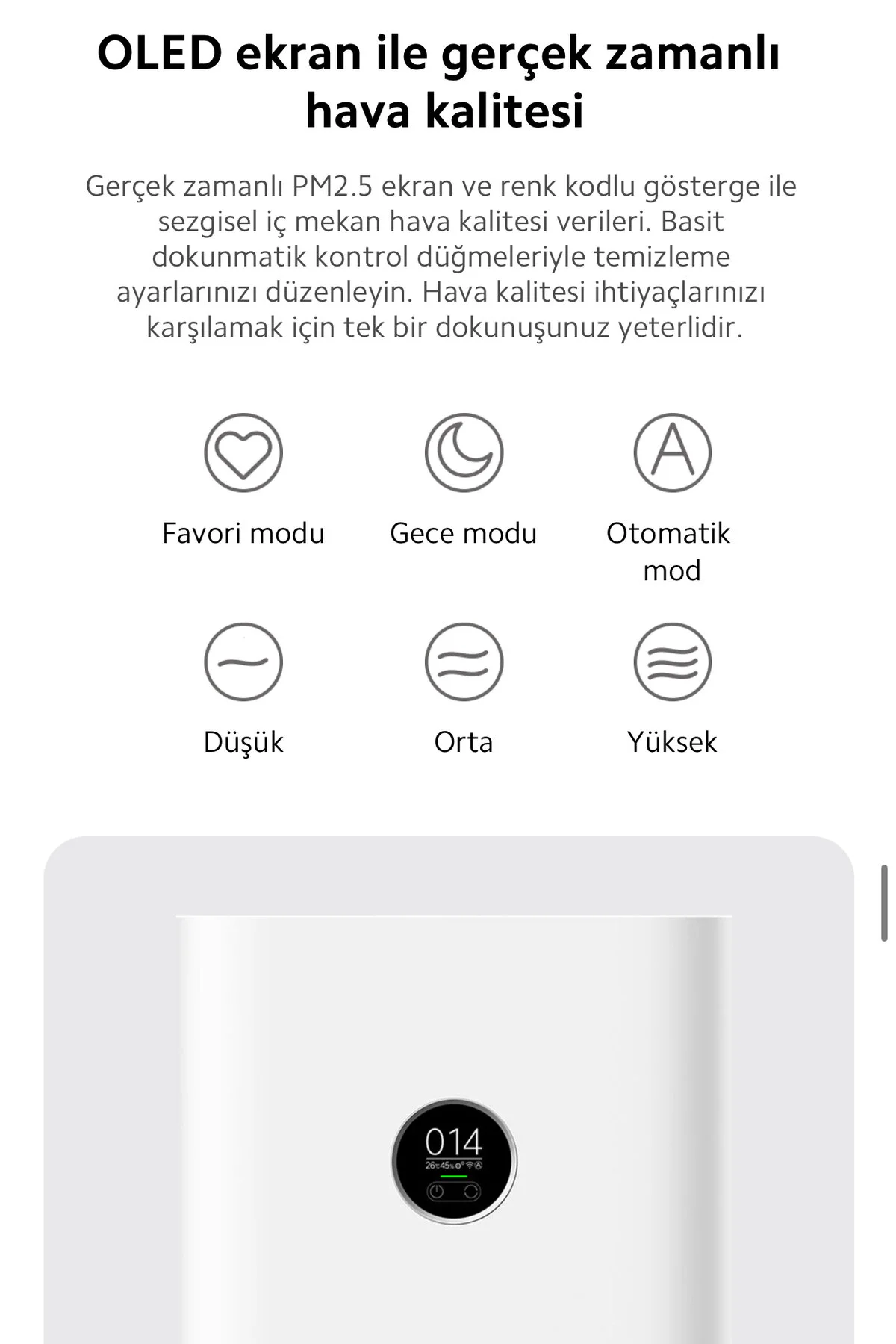 تصفیه کننده هوا فیلتر آلرژیک هپا تایمر فناوری دوگانه با کیفیت بالا اورجینال Xiaomi