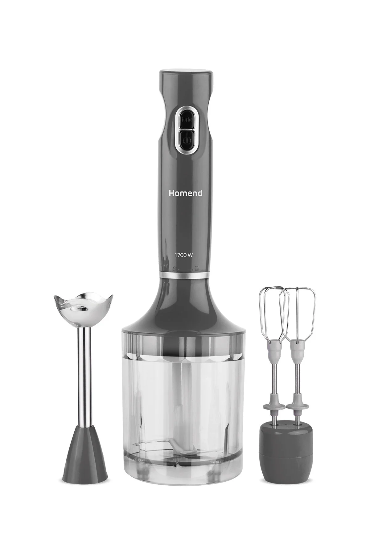 ست مخلوط کن HANDMAID 1936H 1700 W خاکستری سیاه HOMEND