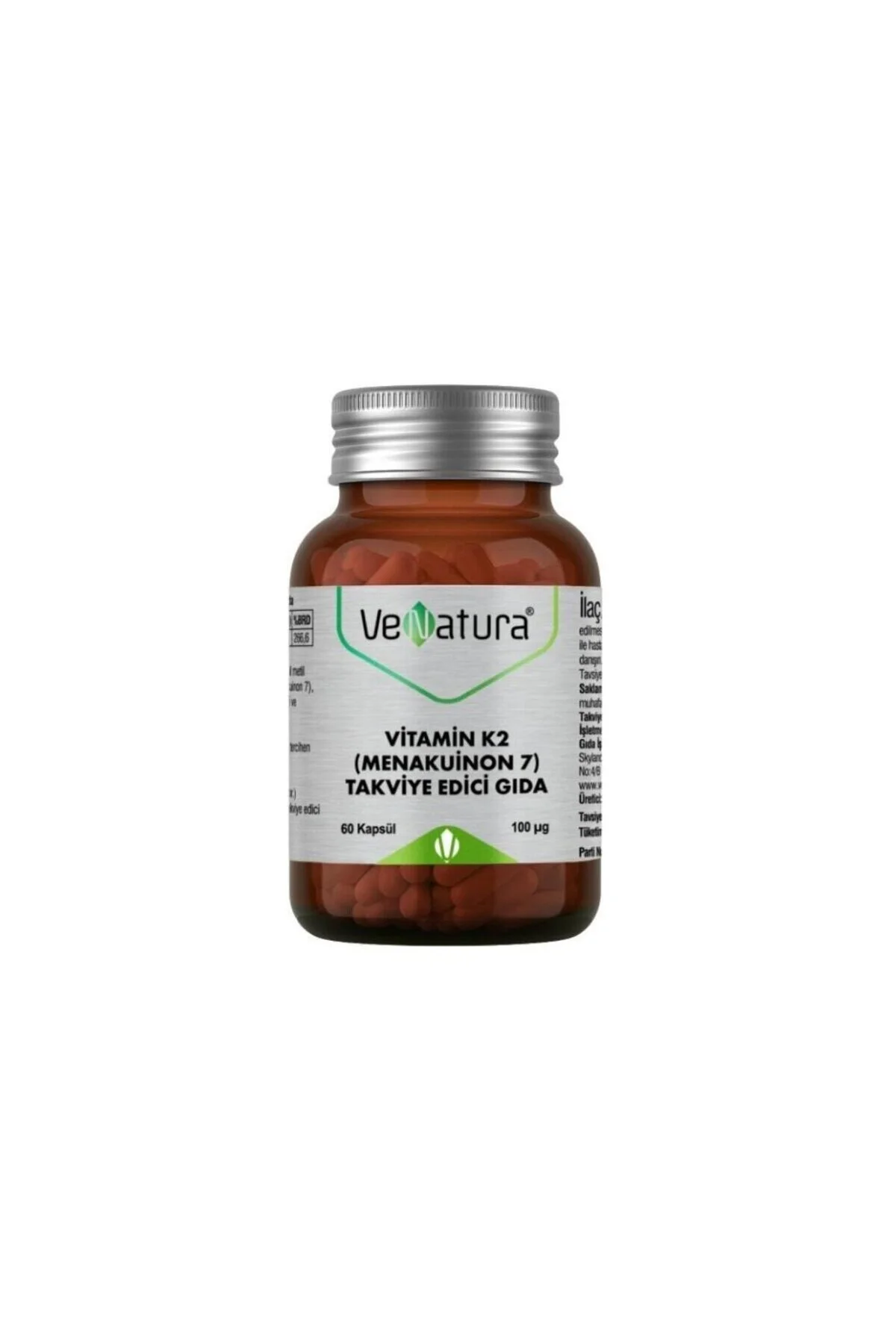 ویتامین K2 MENAKUINON 7 تقویت کننده مواد غذایی 60 کپسول Venatura