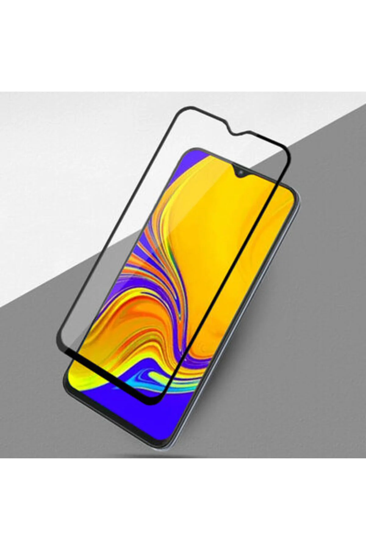 کاور و قاب چاپی HD + محافظ صفحه 9H با پوشش کامل 129 نانو Oppo