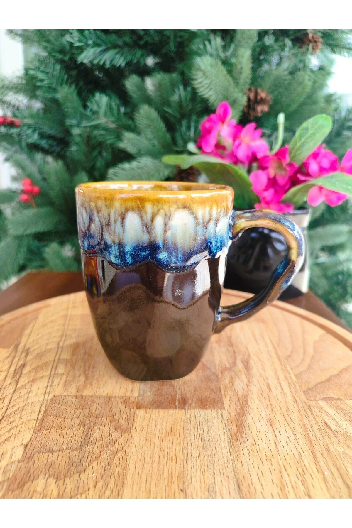 ماگ BELFORD CUP 400 میلی لیتر قهوه ای 1 قطعه Madame Coco