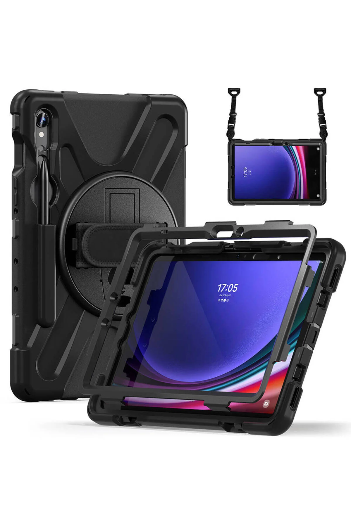 کاور تبلت GALAXY TAB S10 LITE ZORE DEFENDER سیلیکونی مشکی Techaks
