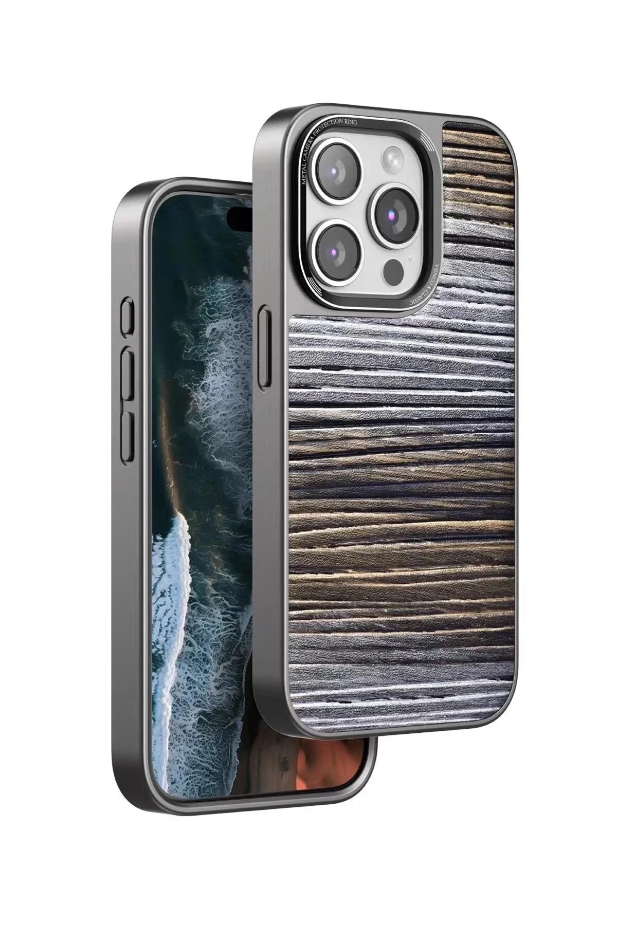 کاور و قاب پوشش موجی IPHONE 15 PRO MAX زرد TYGO3724 toyigoo