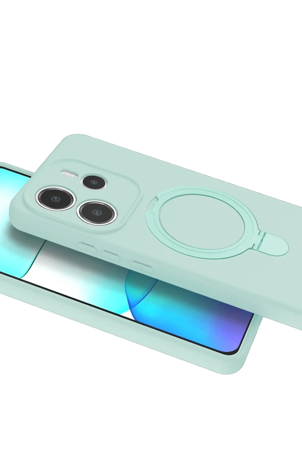 کاور و قاب روکش پایه XIAOMI REDMI NOTE 14 4G REGAL MAGSAFE WATER GREEN TYGO8903 toyigoo