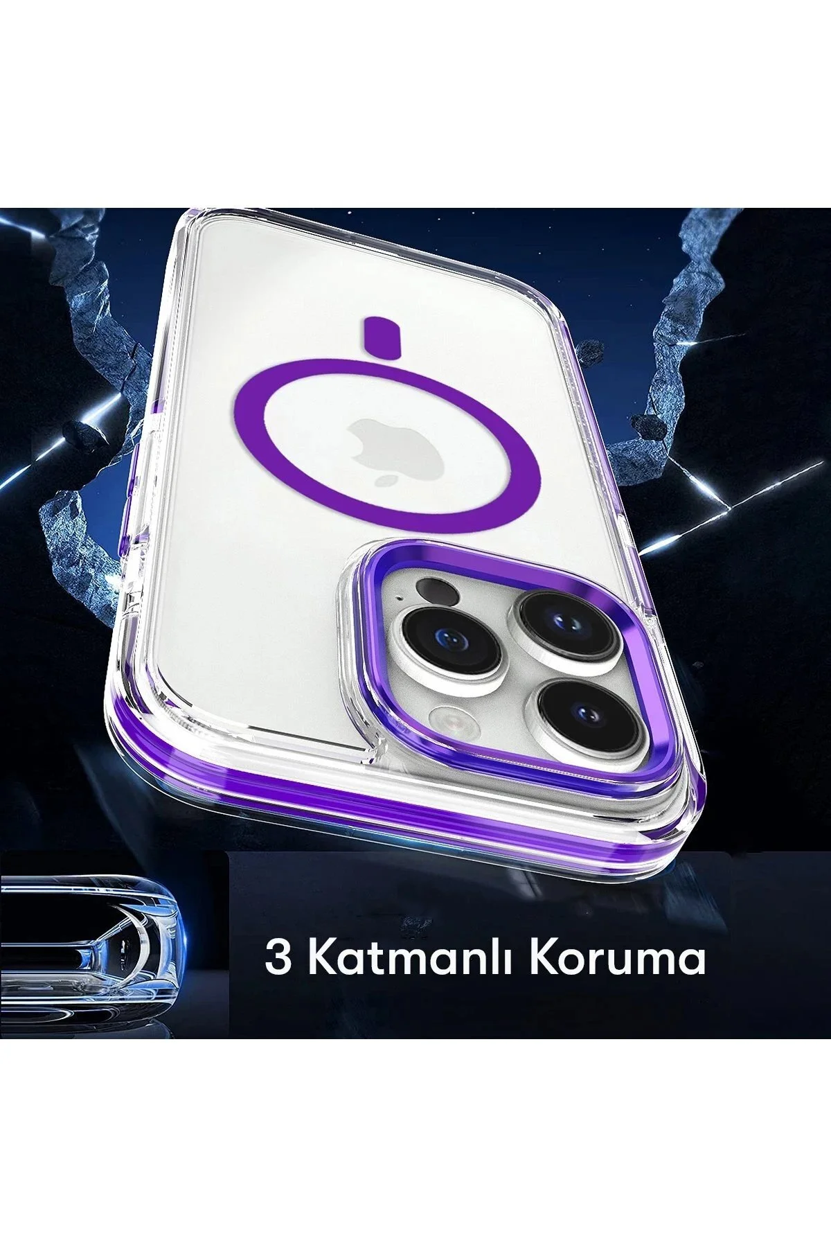 کاور و قاب IPHONE 15 PRO MAX BELLA MAGSAFE COVER DEEP PURPLE Bodrum Ekipman