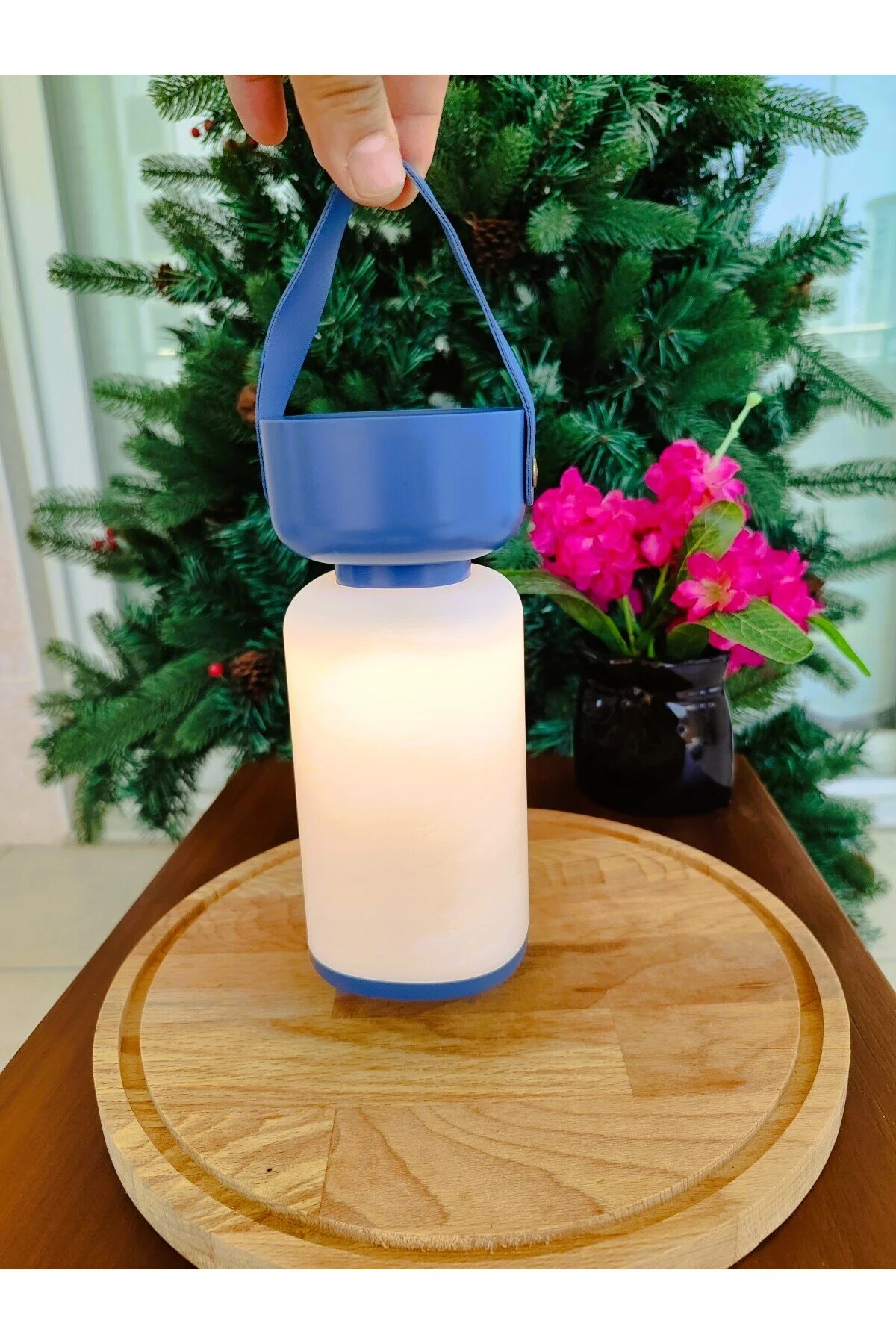 آباژور LAILA TOUCH LAMPSHADE NAVY BLUE 19X8.2 سانتی متر Madame Coco