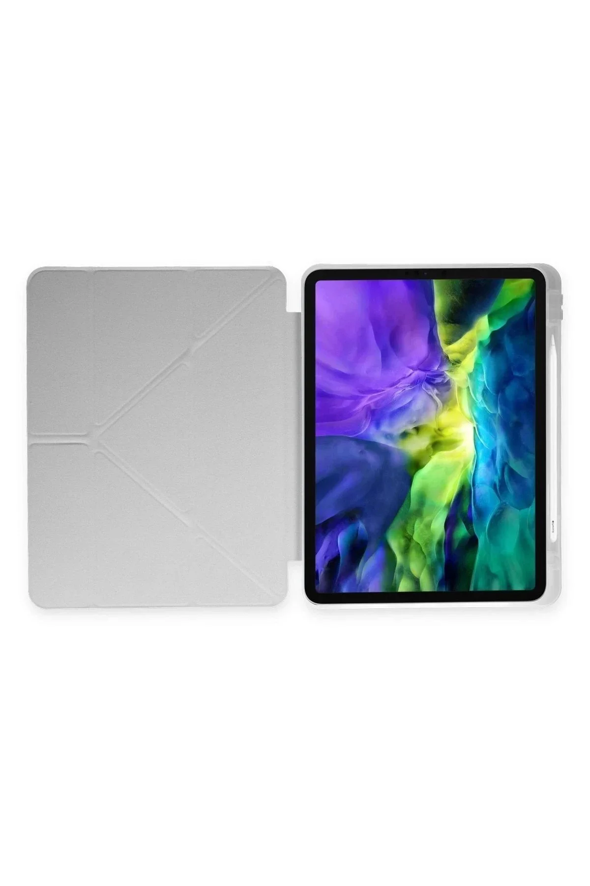 کاور تبلت قاب SAMSUNG GALAXY TAB S6 LITE 10.4 MARS CASE با جای قلم خاکستری fantastik store