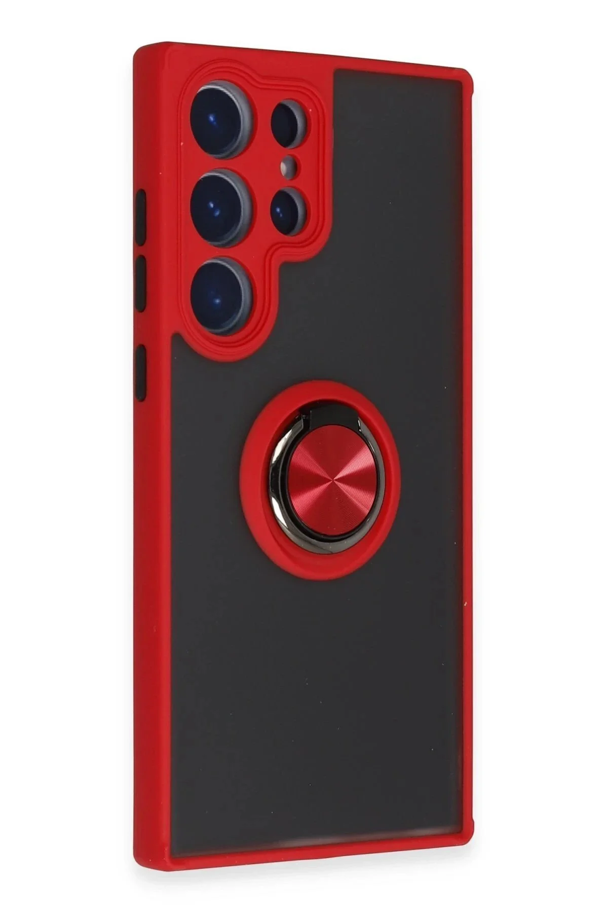 کاور و قاب جلد سیلیکونی حلقه مونترال SAMSUNG GALAXY S23 ULTRA CASE قرمز 579 NAJMADDIN350 Najmaddin