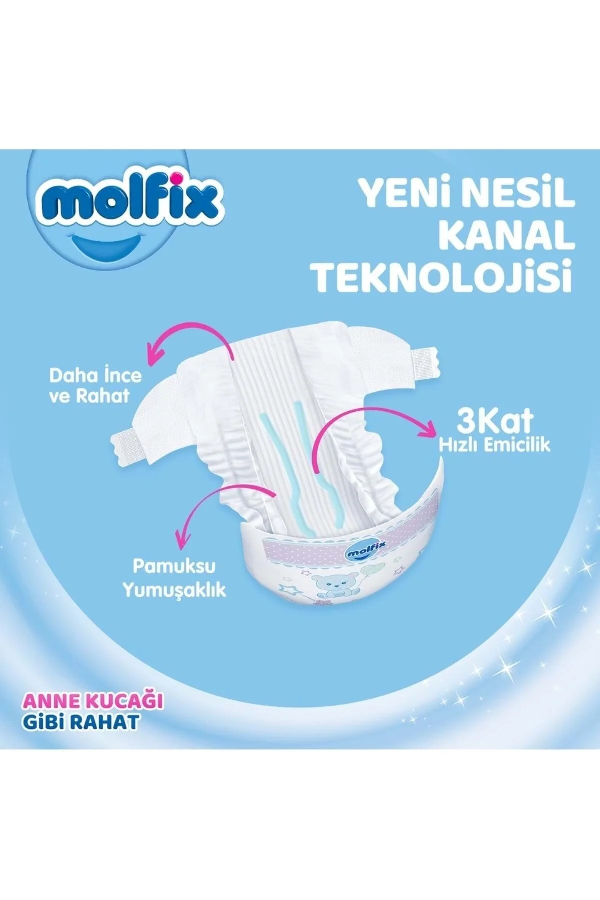 پوشک بچه سایز بچه: 5 11 18 کیلوگرم جونیور 200 عدد مگا فرصت اقتصادی PK اورجینال Molfix