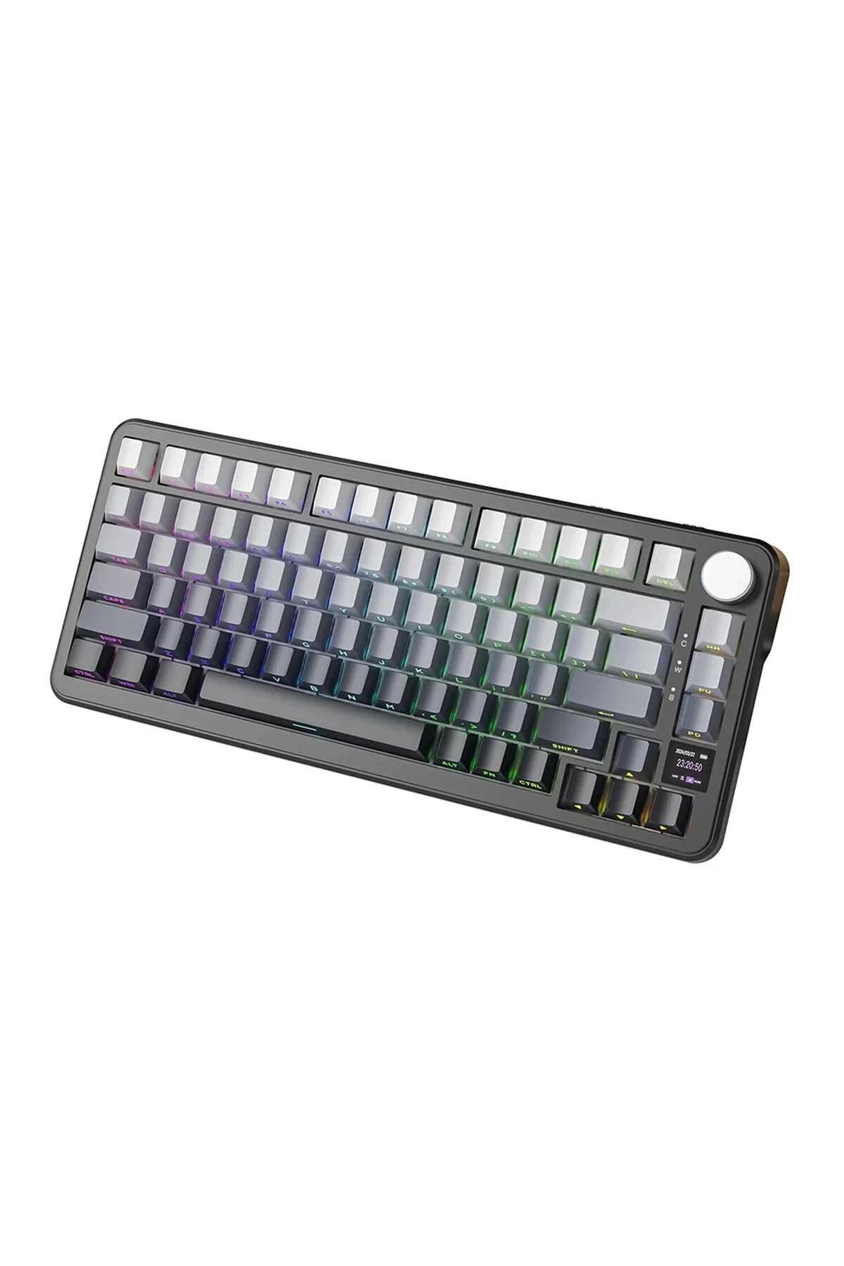 کیبورد مخصوص بازی ATTACK SHARK X85 PRO 2.4G WIRELESS BLUETOOTH USB TRI MODE GASKET RGB صفحه کلید مکانیکی ترکیه Q Meyer Gaming
