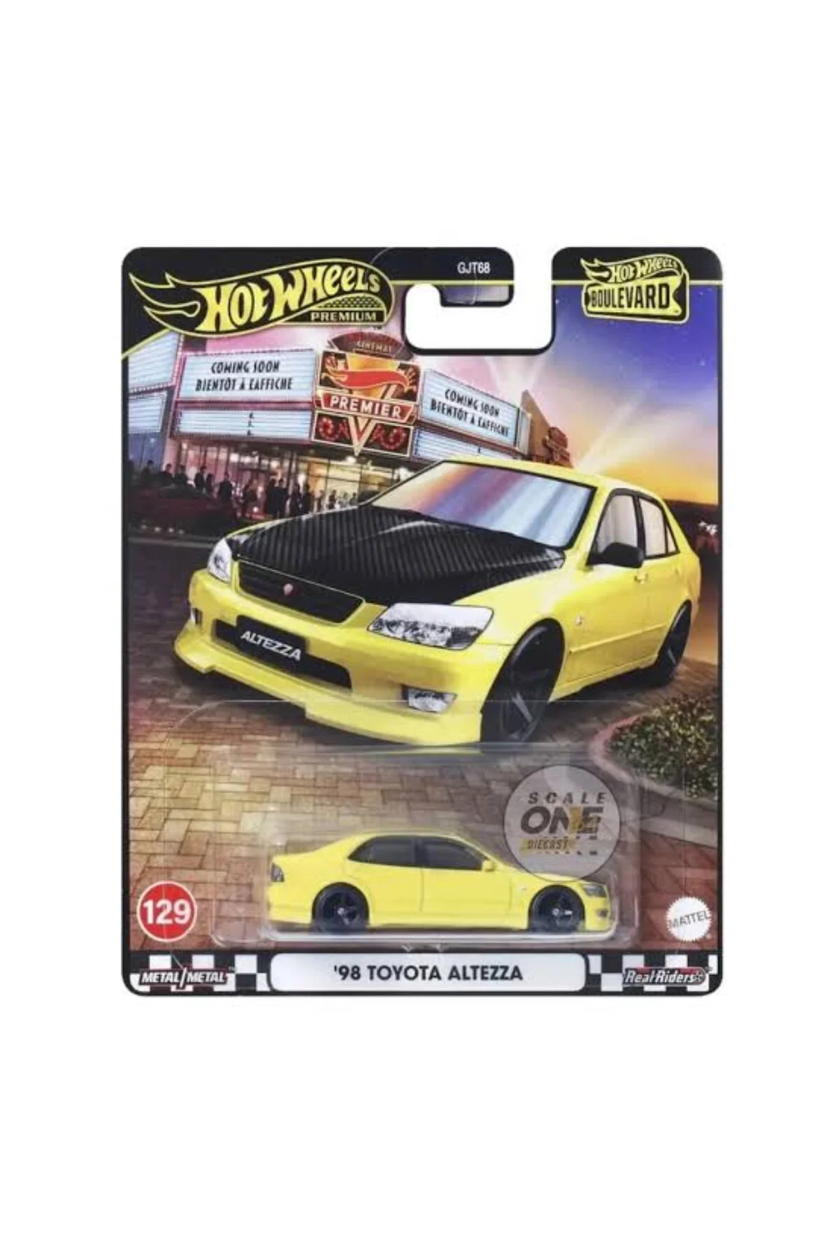 ماشین اسباب بازی بلوار پریمیوم 1998 تویوتا آلتزا از ترکیه HOT WHEELS
