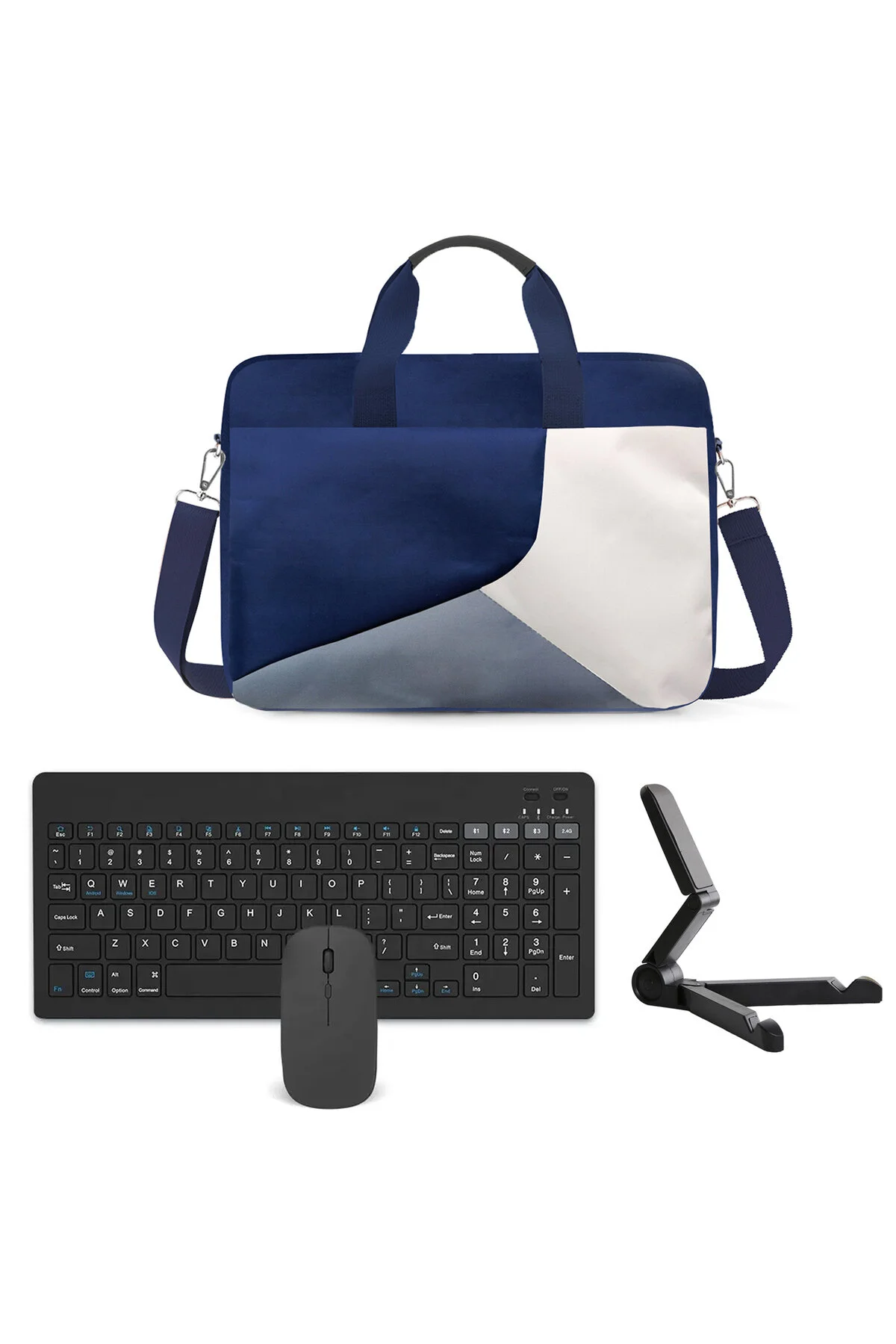 کاور تبلت قاب + صفحه کلید بلوتوث ماوس پایه سازگار با APPLE IPAD A16 11TH GENERATION Microcase