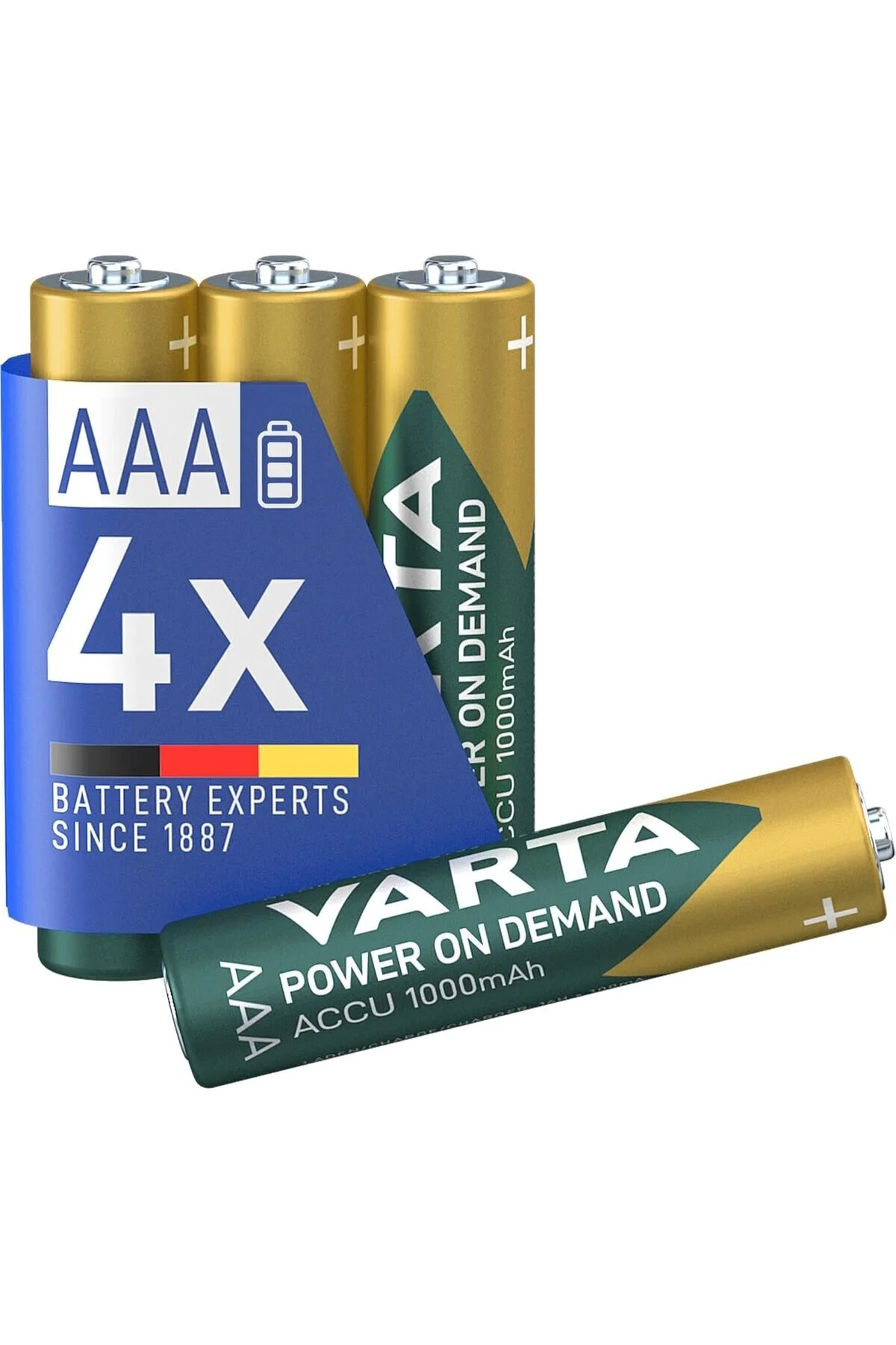 مسواک شارژی شارژ مجدد ACCU POWER AAA 1000 MAH باتری قابل 2 بسته 4008496773824 1088605 اورجینال STOREMAX
