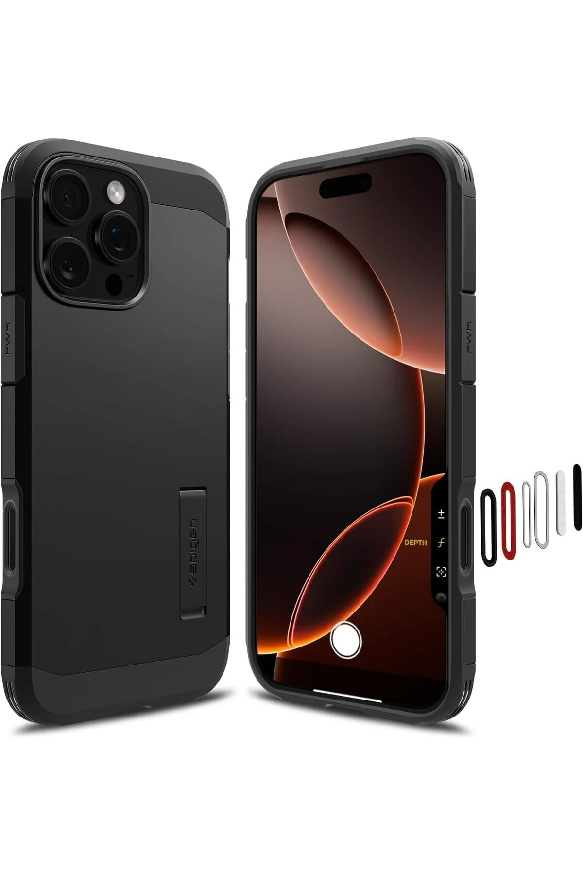 کاور و قاب MRTSHOPPNG 16 PRO MAX EXTRA DURABLE CASE TOUGH AI T CAMERA BUTTON AIR DUCT TECHNOLOGY™ SOLDIER STOREMAX
