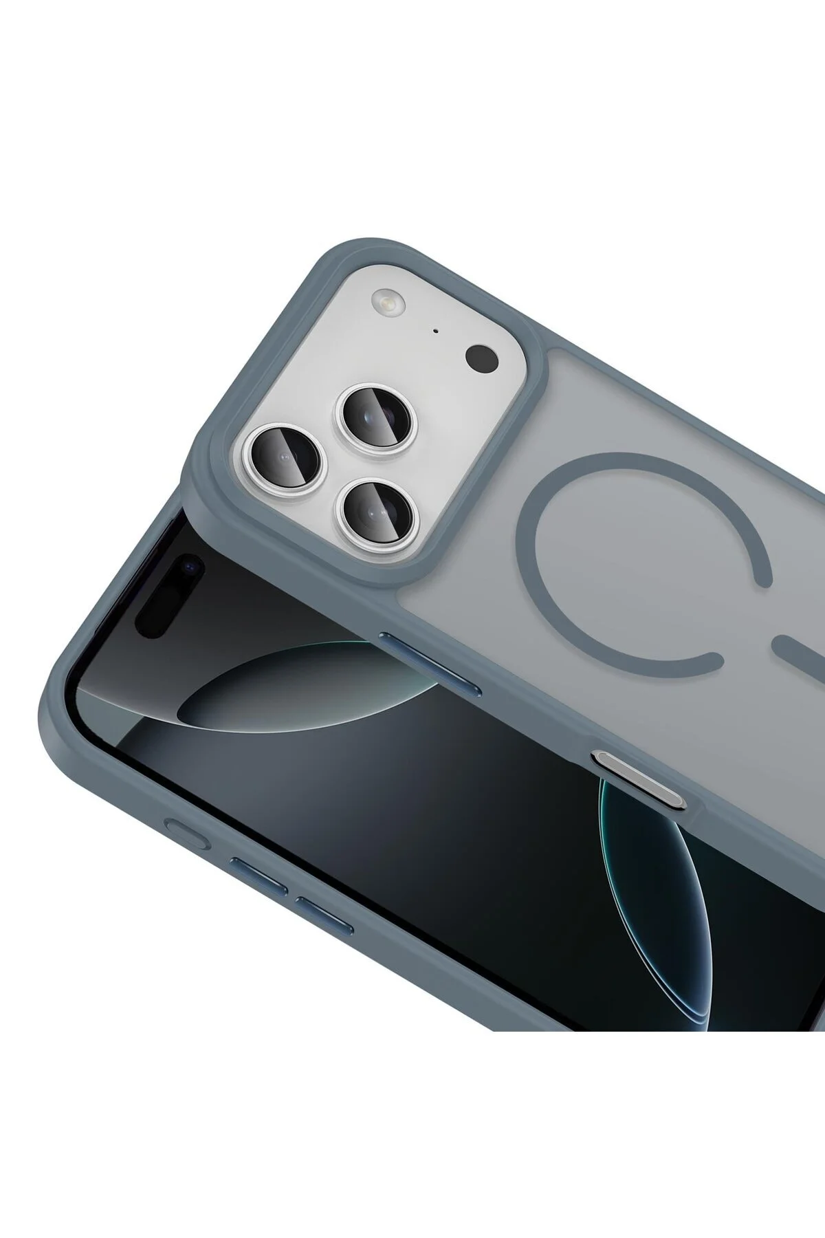 کاور و قاب IPHONE 17 PRO سازگار با لبه های پلاستیکی پوسیده شده Dost