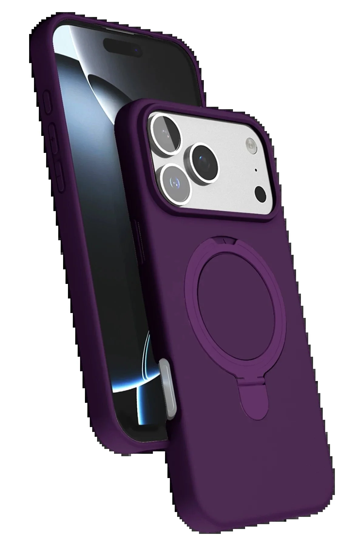 کاور و قاب APPLE IPHONE 17 PRO MAX REGAL MAGSAFE STAND COVER DEEP PURPLE İsmiyle Al