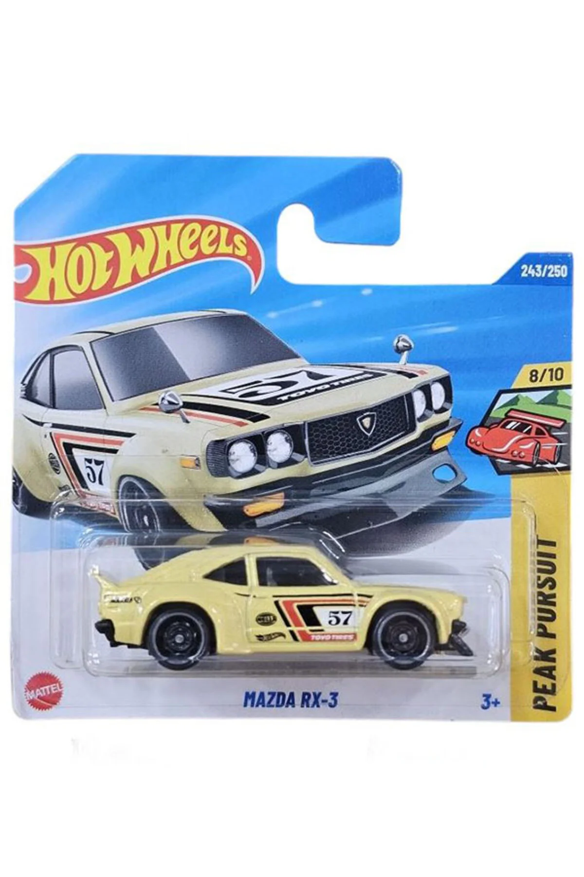 ماشین اسباب بازی مزدا RX 3 زرد 1 64 محصول 2025 از ترکیه HOT WHEELS