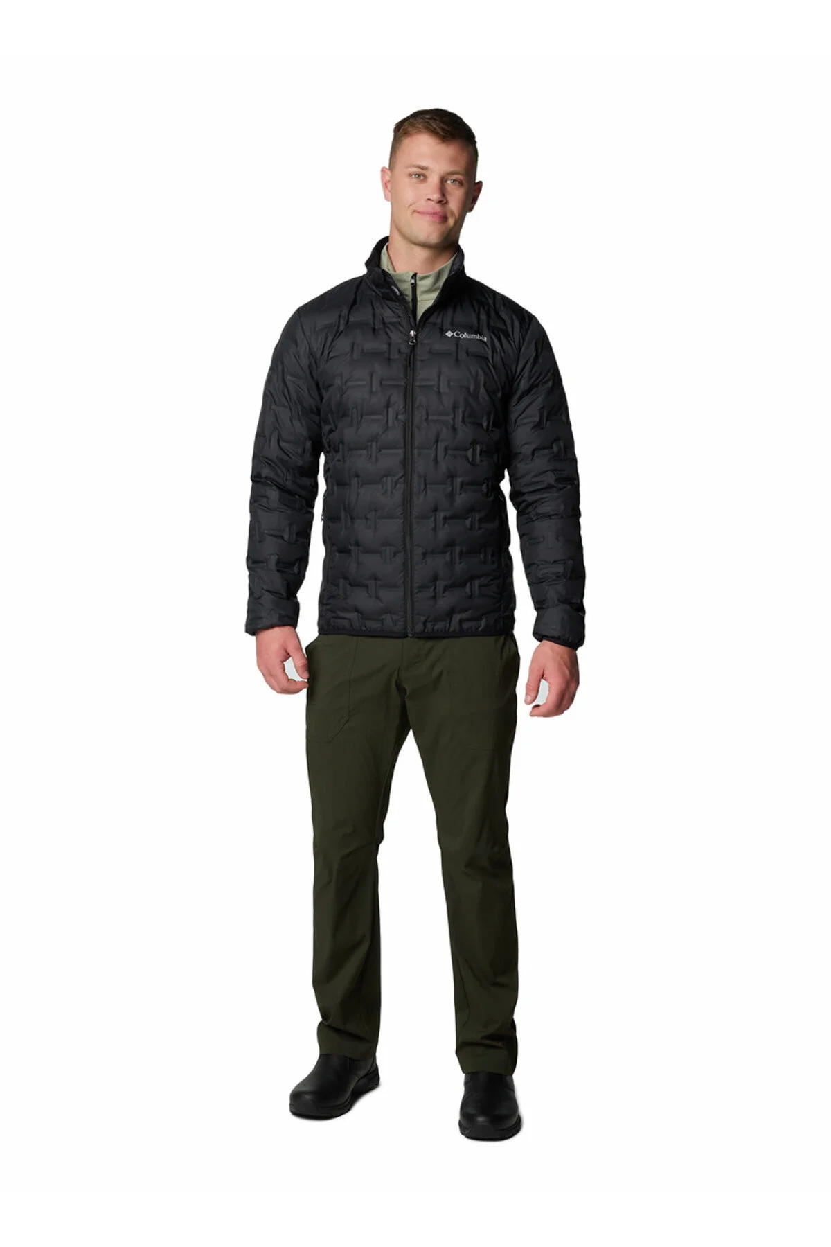 کاپشن کت مردانه غازی BLACK DELTA RIDGE II DOWN 2086241010 WO8412 Columbia