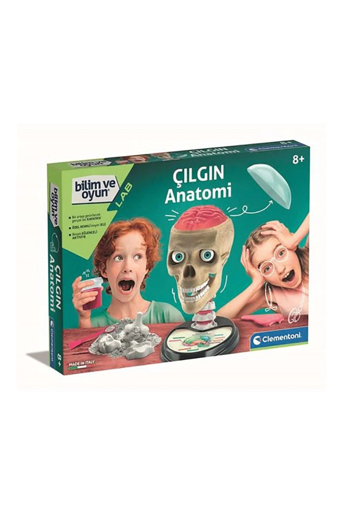پازل ها و یاپبوزهای کودک برند: 64322 Science And Play Crazy Anatomy, Scientific Toy 8 ساله دسته: Box O CLM Clementoni