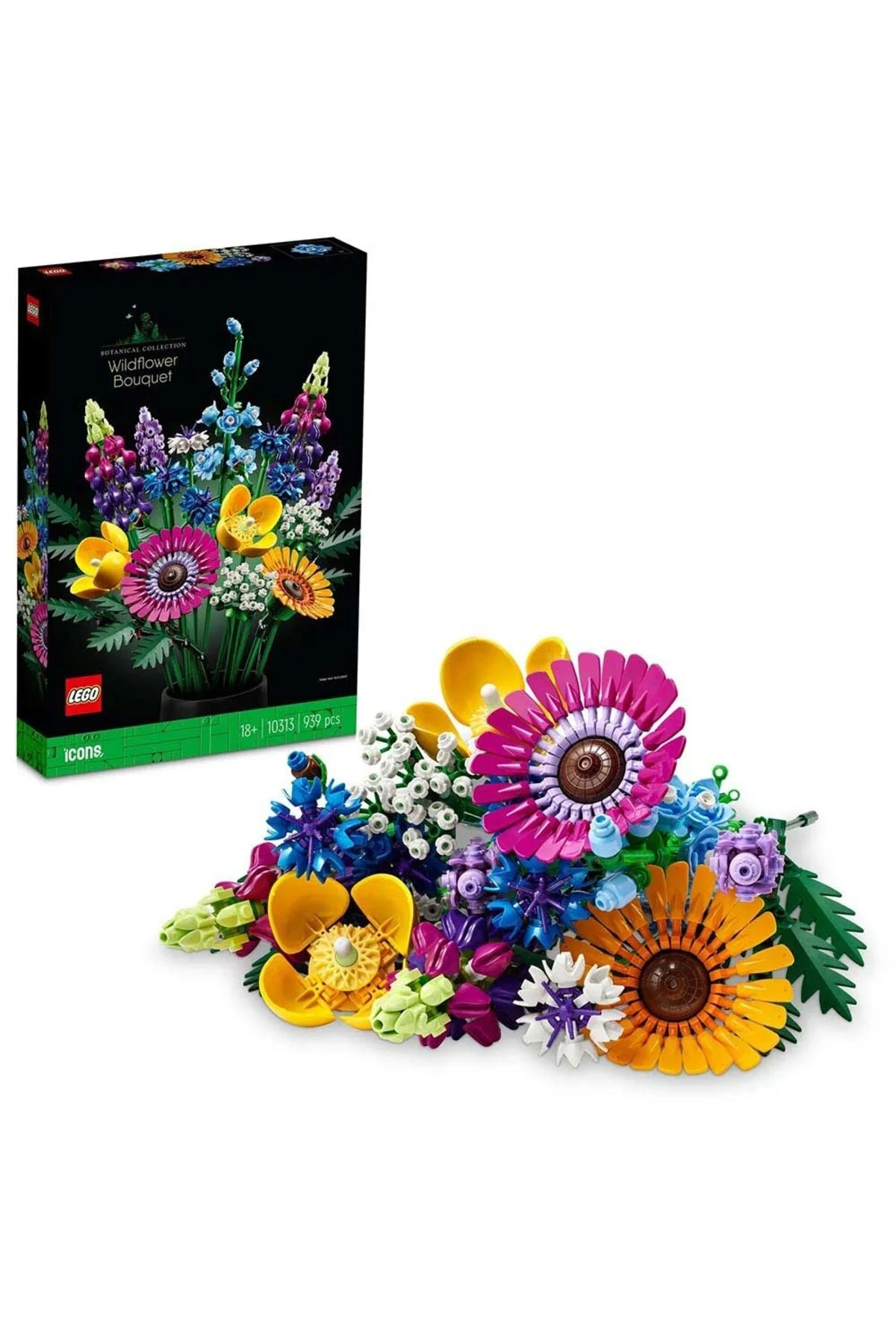 لگو و اسباب بازی های ساخت محور ICONS WILDFLOWERS BOUQUET 10313 از ترکیه LEGO