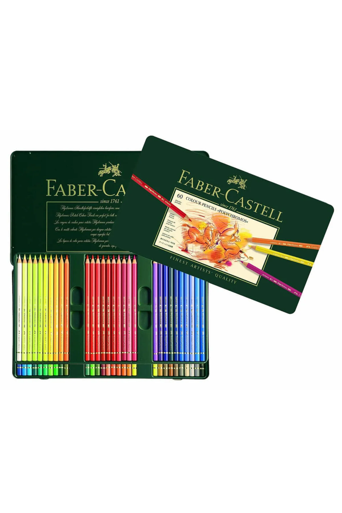 Faber Castell مداد رنگی پک Polychromos 60