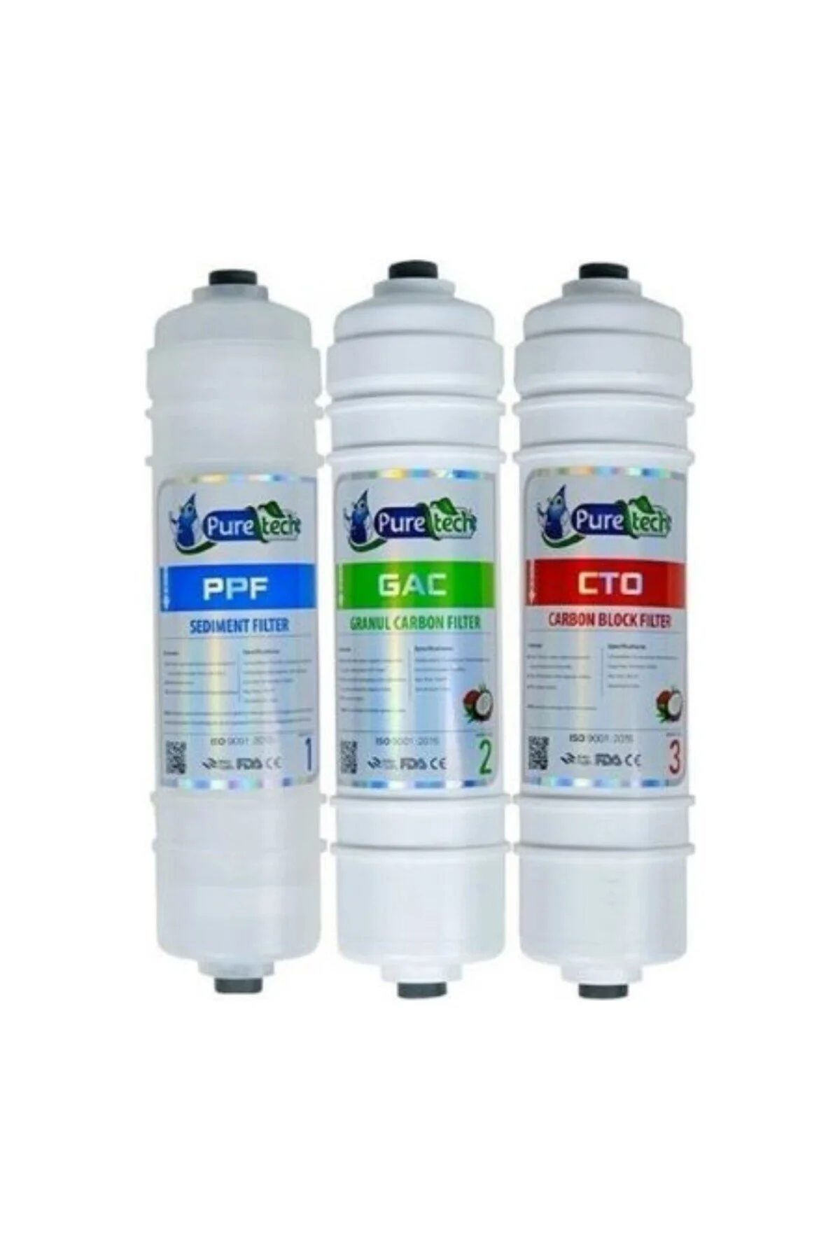 لوازم جانبی تصفیه کننده آب فیلتر PURETECH 3 اورجینال ERSU SU ARITMA
