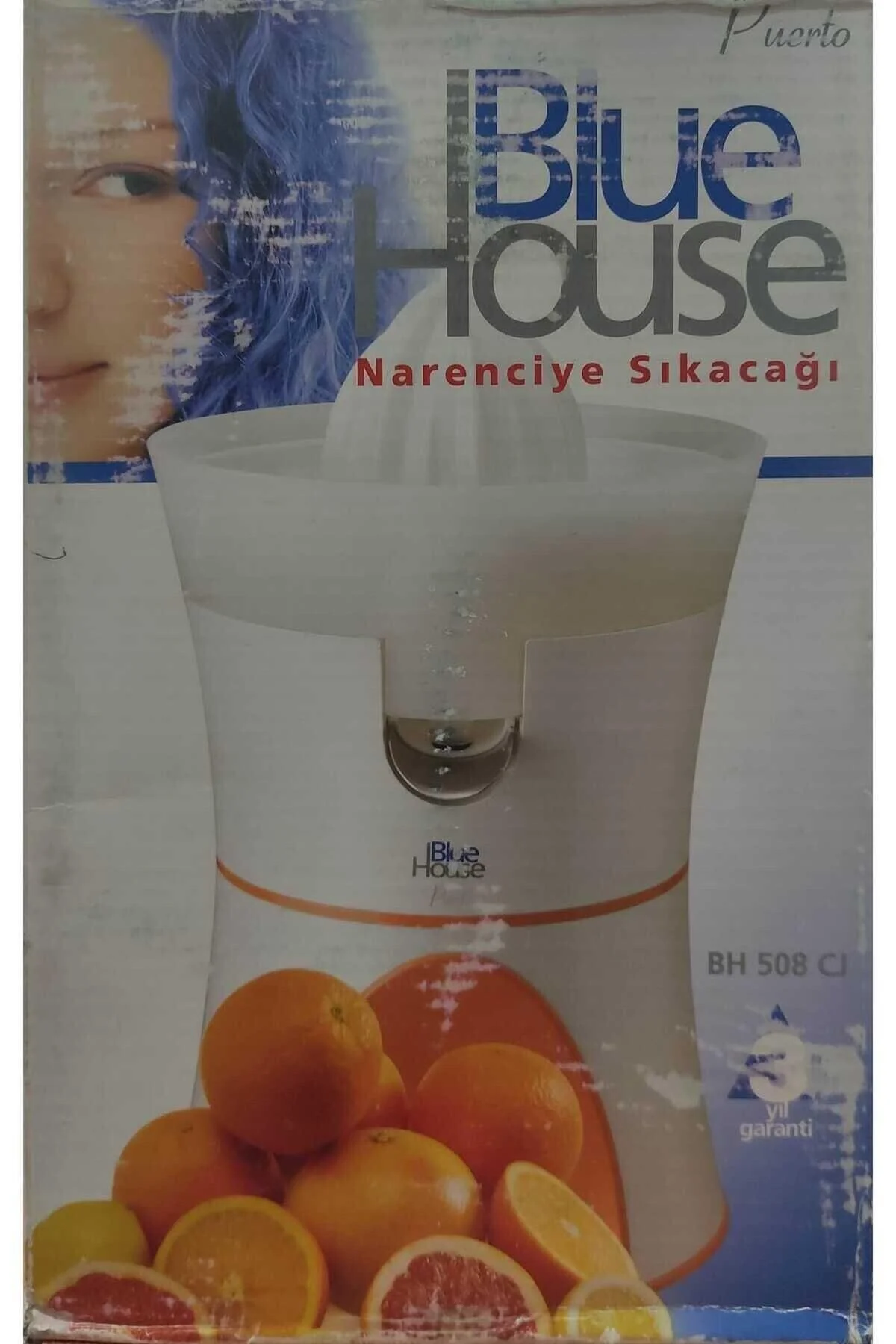 آب میوه و سبزی گیری آبمیوه مرکبات BH 508 CJ اورجینال BLUE HOUSE
