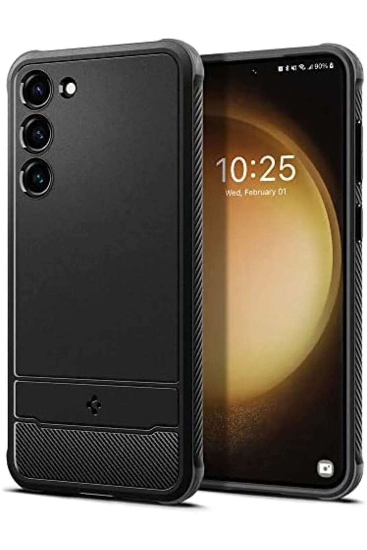 کاور و قاب محافظ گلکسی S23 RUGGED ARMOR MATTE مشکی Mena Rise