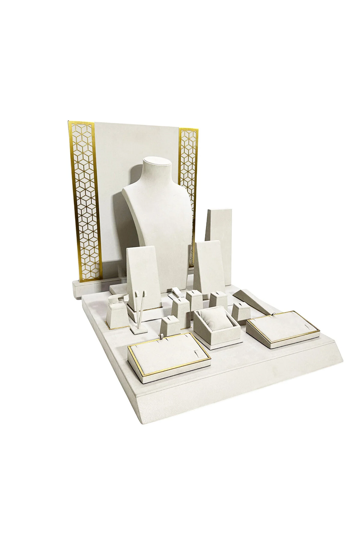 نظم‌دهنده لوازم آرایش و جواهر کار با دست ویژه کالاهای تولید جواهرات نمایش ایستاده fabba display
