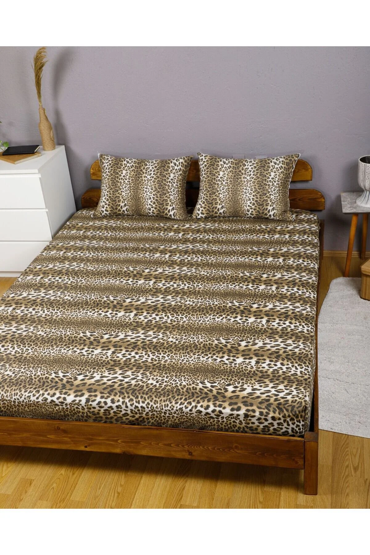 ست ملحفه دو نفره TREND COTTON DOUBLE SHEETS TEAM Home