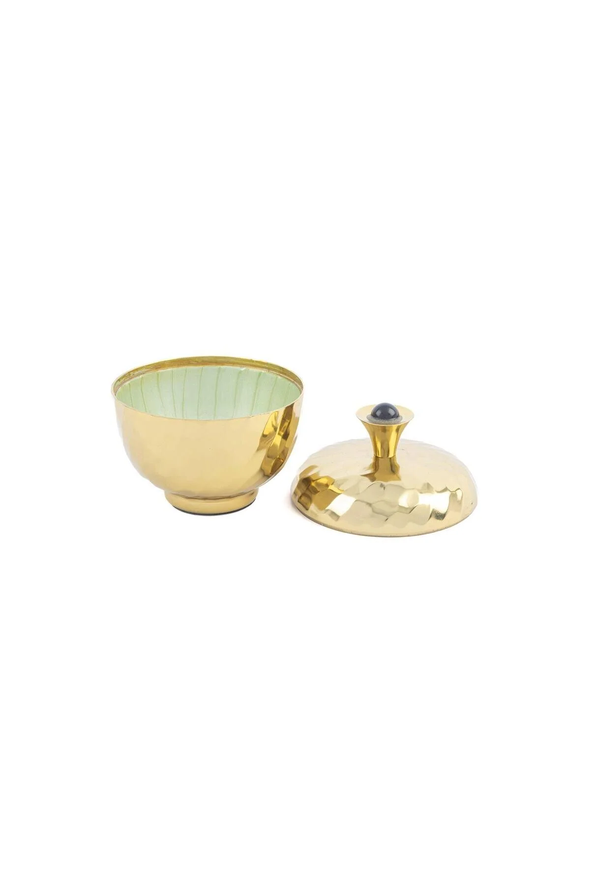 اشیاء دکوراتیو و مجسمه گلدان تزئینی سبز طلای زولا 12X14CM Mikasa Moor