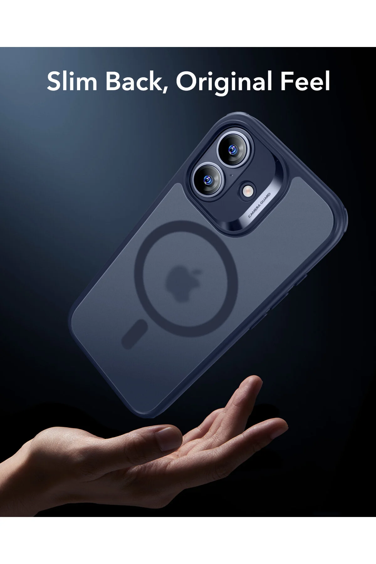 کاور و قاب APPLE IPHONE 17 CLASSIC HYBRID MAGSAFE CASE آبی شفاف ESR