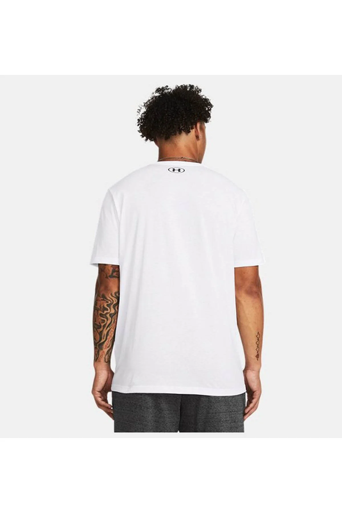 تی شرت 100 UA SS مردانه یقه سفید معمولی آندر آرمور Under Armour