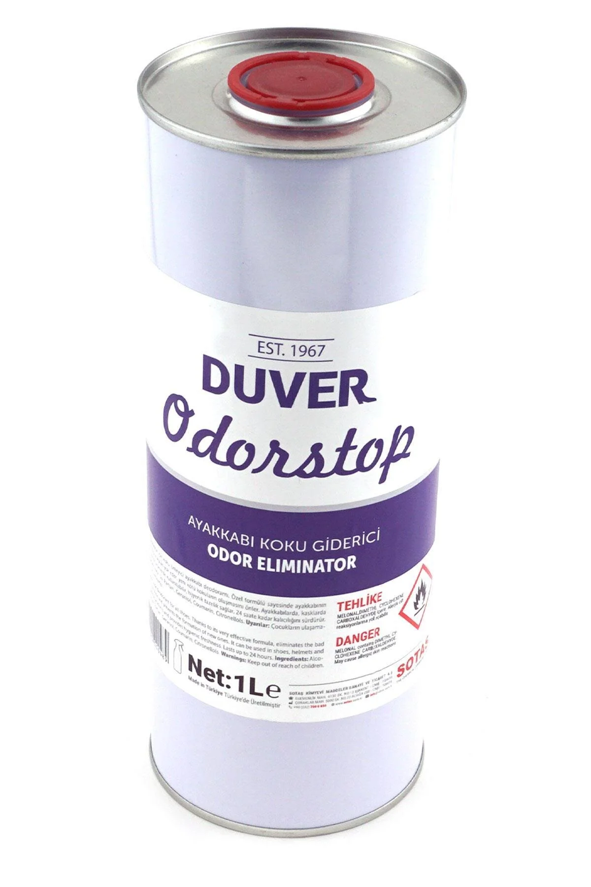 مراقبت کفش عطر 1 لیتری تسکین دهنده Duver