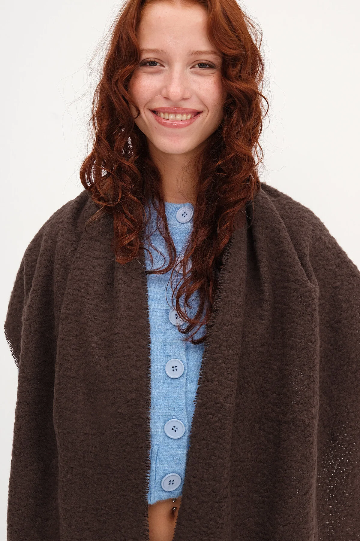 شال SHAWL4003 با بافت نرم اورجینال Addax