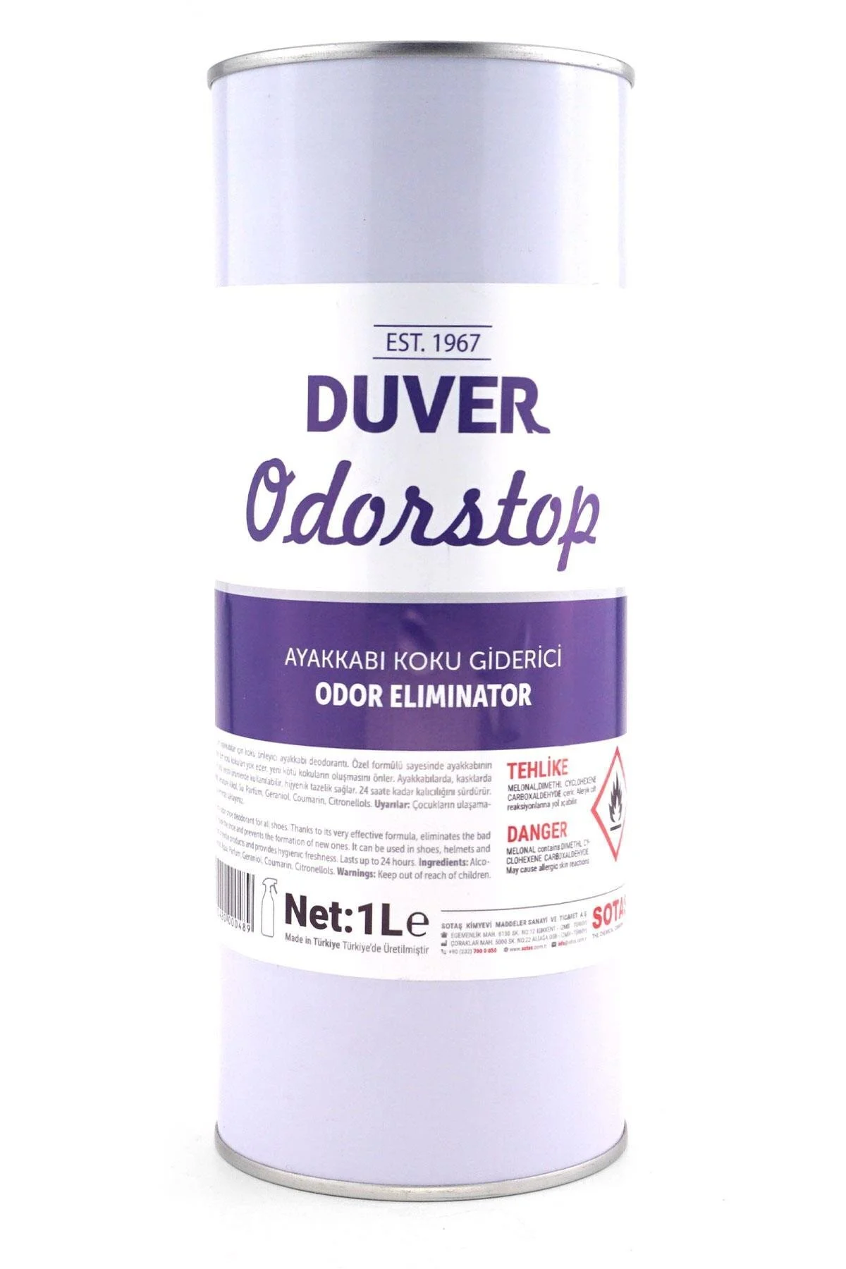 مراقبت کفش عطر 1 لیتری تسکین دهنده Duver