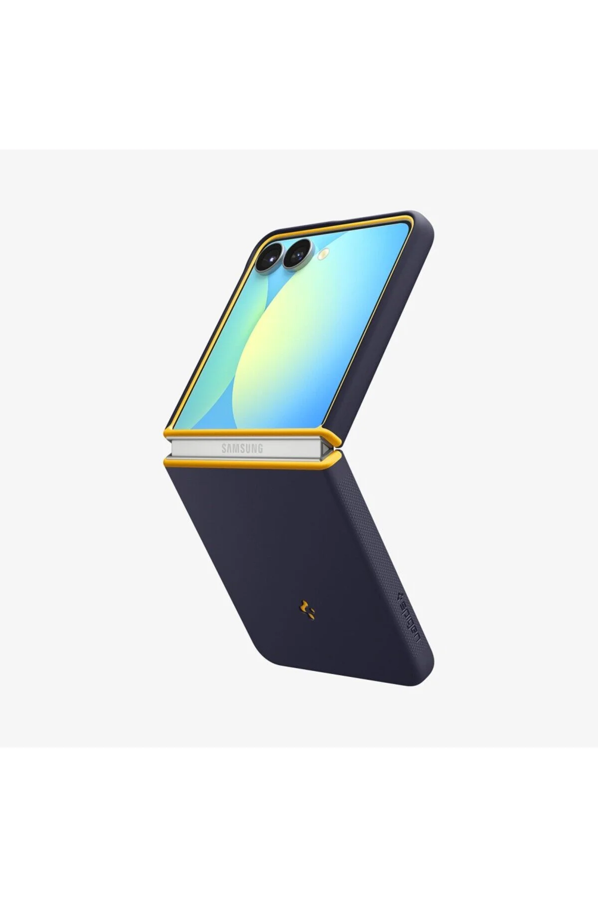 کاور و قاب سیلیکونی GALAXY Z FLIP 7 NANO POP MAG BLUEBERRY NAVY پوشش ضد لغزش با MAGFIT Spigen