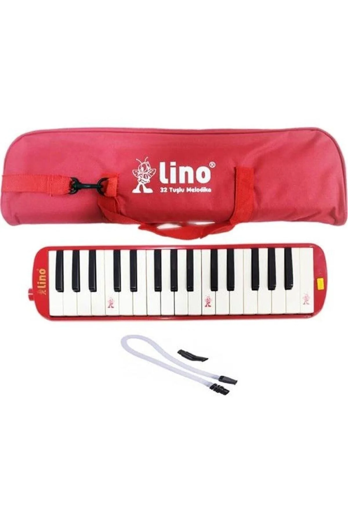 ملودیکا MELODIKA 32 کیسه پارچه ای کلیدی قرمز Lino