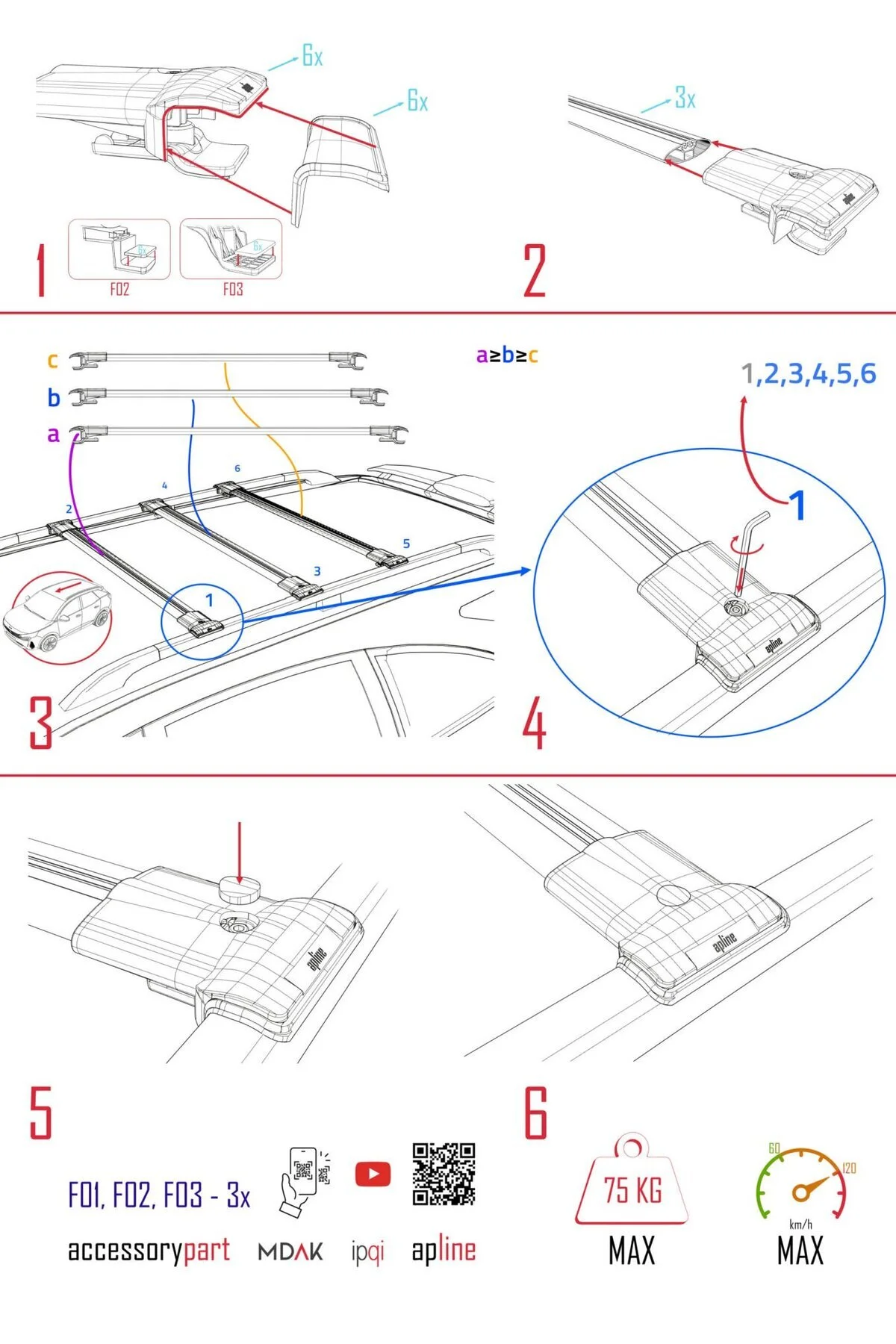 نظم دهنده صندوق عقب سازگار با هیوندای سانتافه 2024 2025 FLY مدل سقف میانی میله خاکستری 3 تکه Arisar