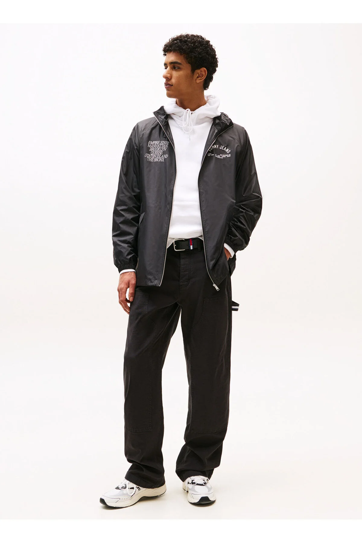 کاپشن کت مردانه مشکی DM0DM21679BDS TJM WINDBRKR BOROUGHS Tommy Jeans