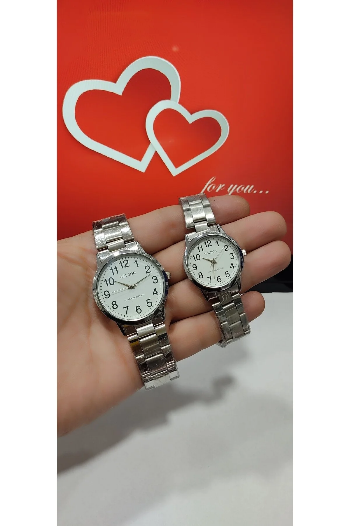 ساعت مچی برند COUPLE CLASSIC LOVER WATCH GOLDON
