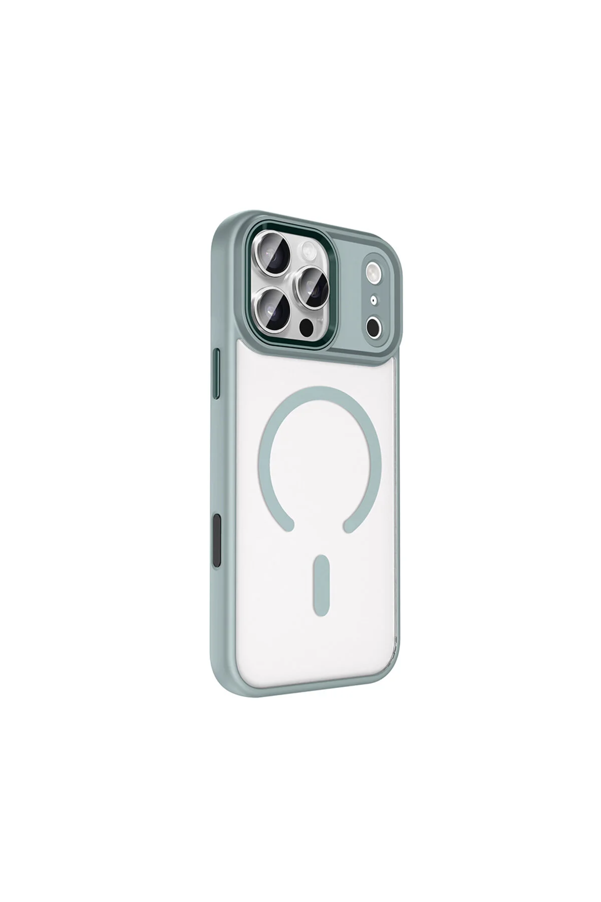 کاور و قاب سازگار با IPHONE 17 PRO سیلیکونی ایمن کروم M SAFE ZORE قابلیت شارژ بی سیم Alan Tech