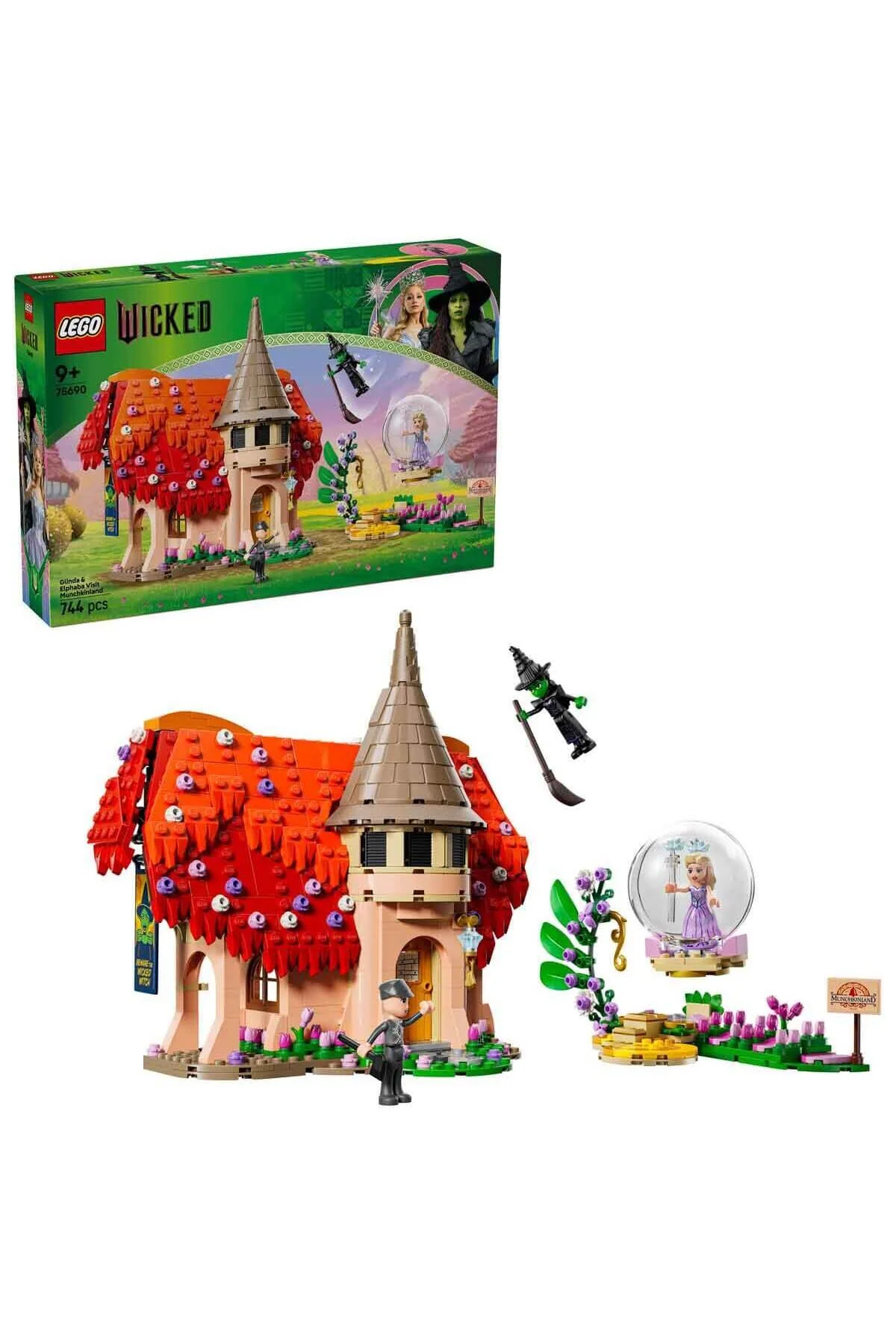 لگو و اسباب بازی های ساخت محور LEGO GLINDA ELPHABA'S VISIT TO MUNCHKINLAND 75690 برای کودکان 9 سال به بالا از ترکیه Wicked