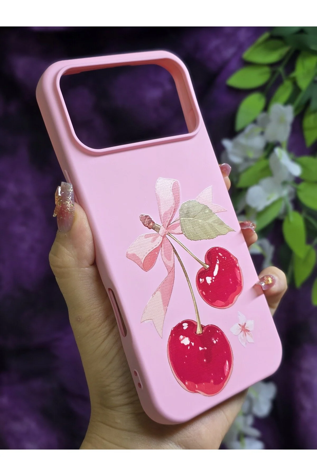 کاور و قاب گوشی با روبان مخملی گیلاسی سازگار IPHONE 17 PRO MAX Magic Ring