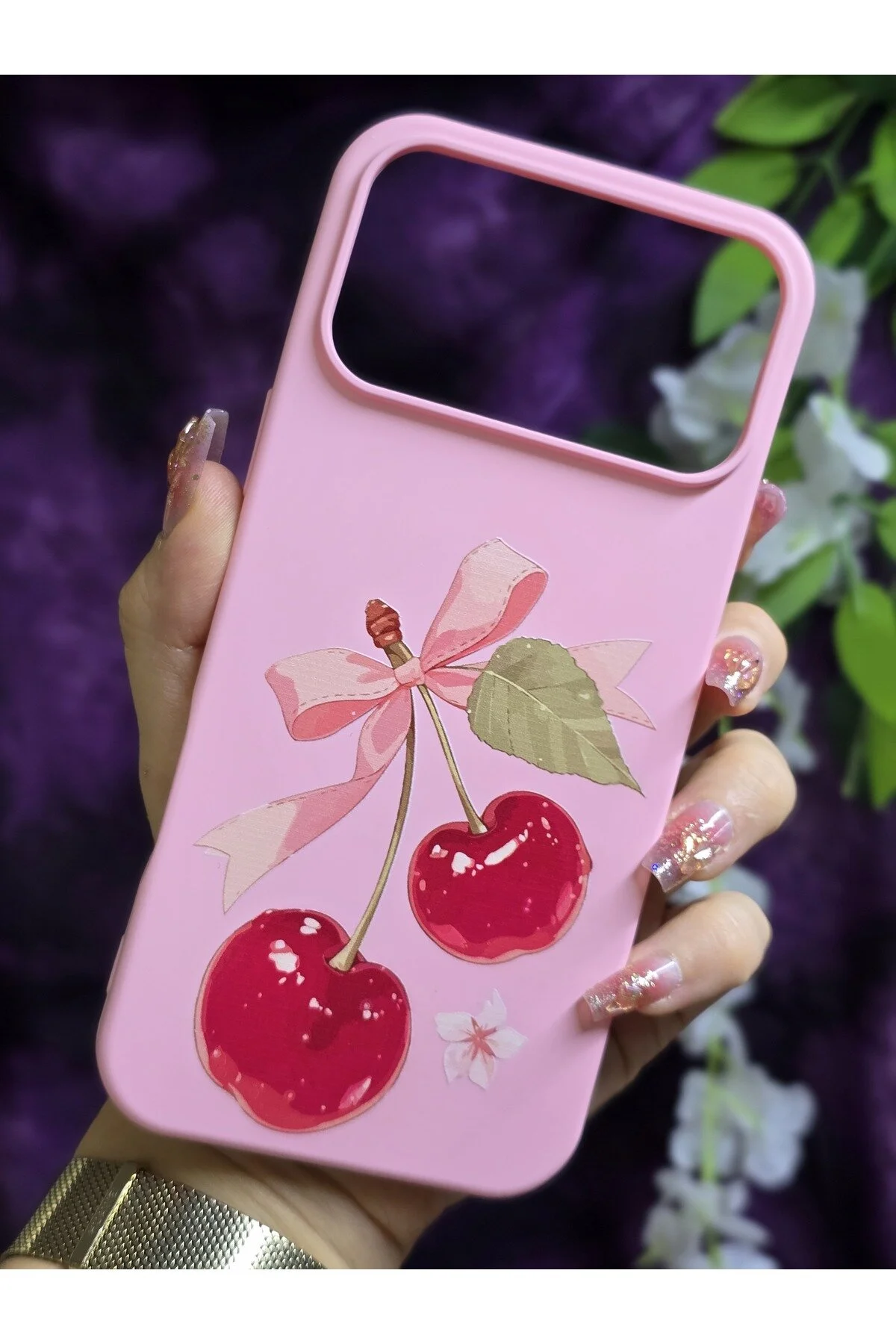 کاور و قاب گوشی با روبان مخملی گیلاسی سازگار IPHONE 17 PRO MAX Magic Ring