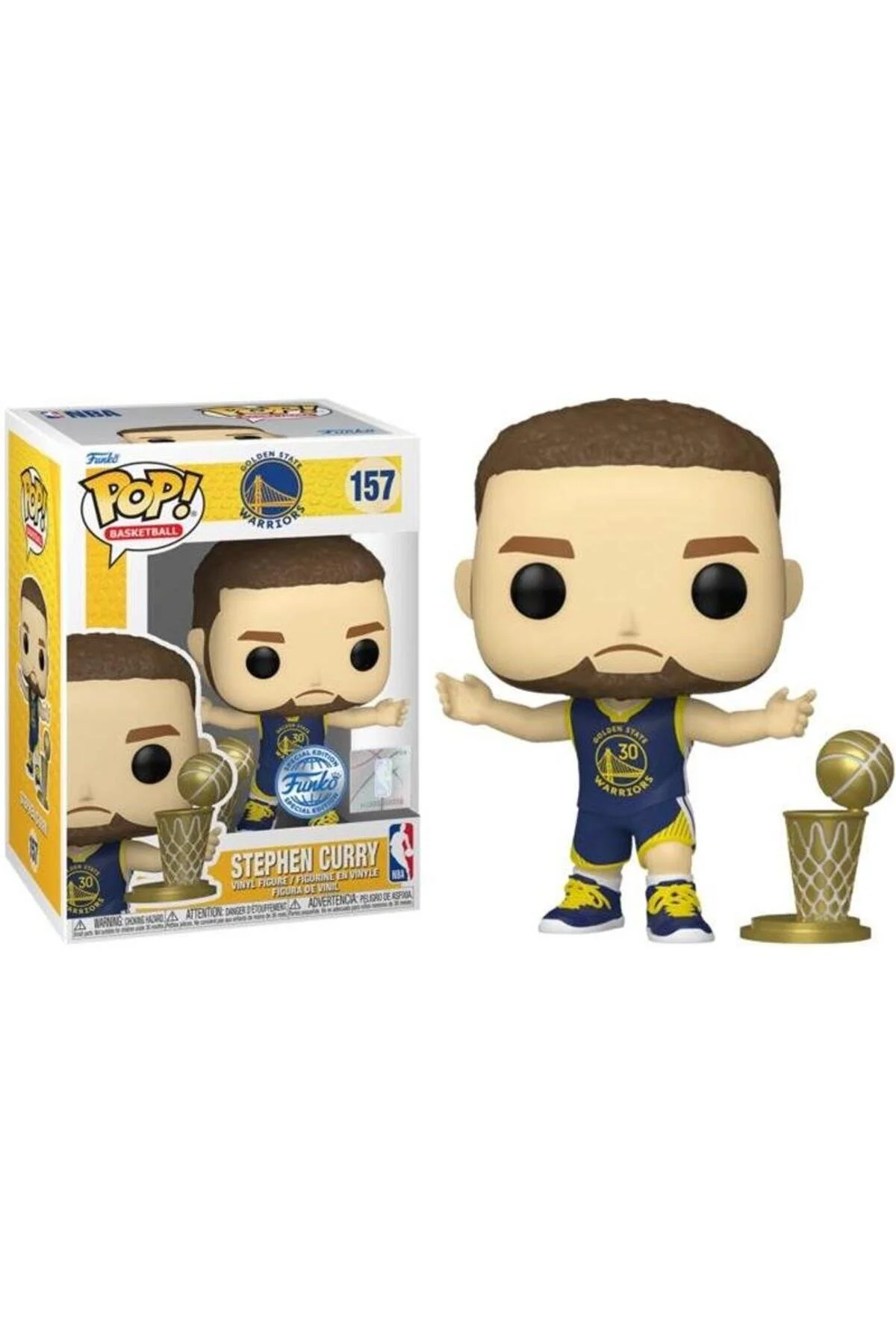 فیگور POP NBA GOLDEN STATE WARRIORS STEPHEN CURRY THROWBACK SPECIAL EDITION NO:157 از ترکیه Funko