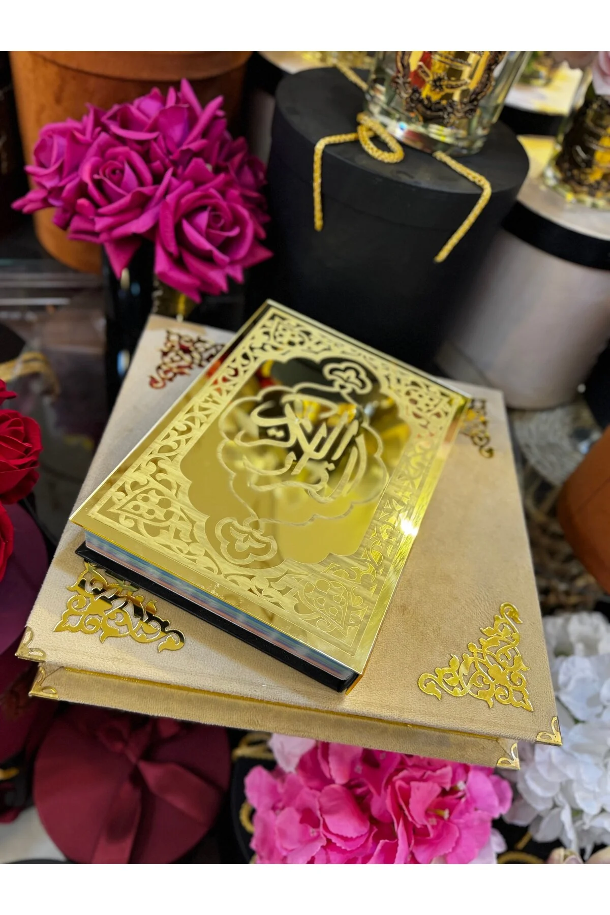 جعبه دکوری پوشش جیر استراومیدکور قرآن کریم hediye