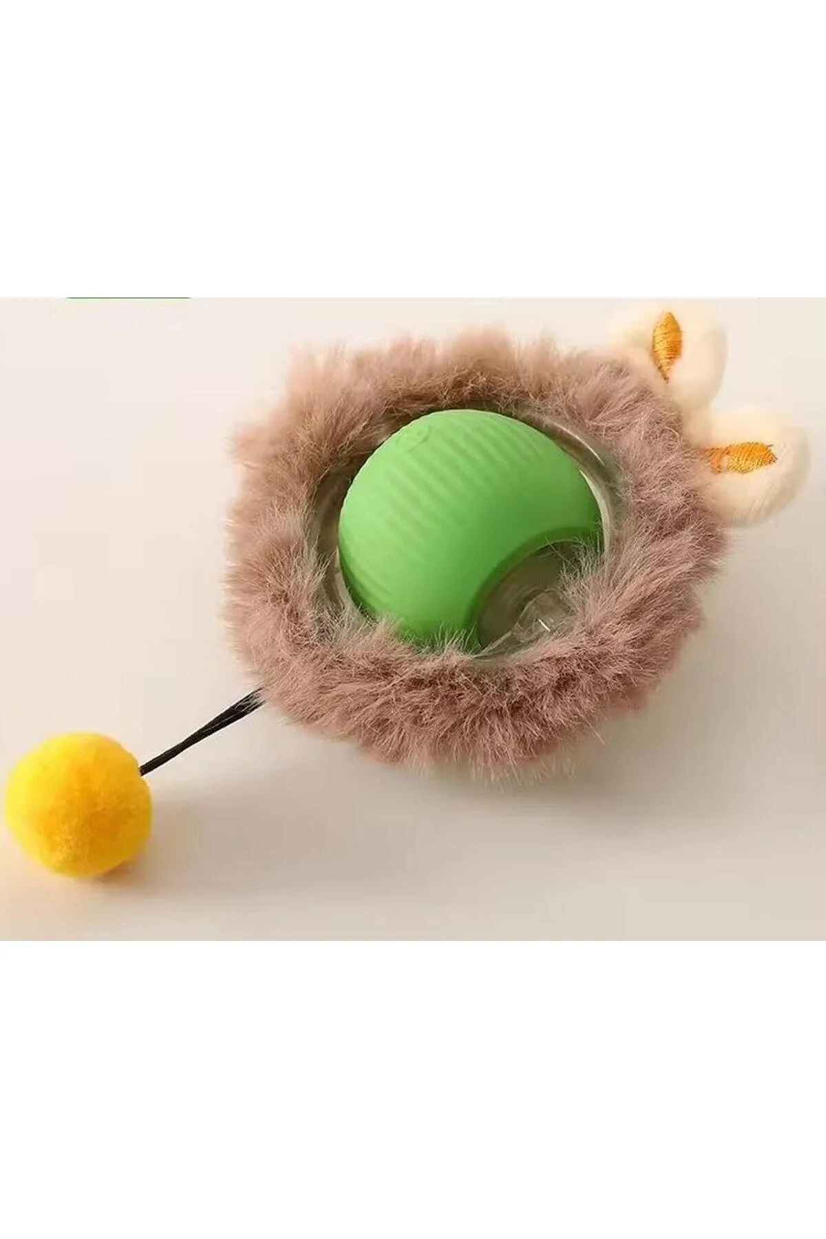 اسباب بازی گربه هوشمند خزدار USB قابل شارژ 3 حالته توپ اتوماتیک متحرک 9X5 سانتی متر busstier