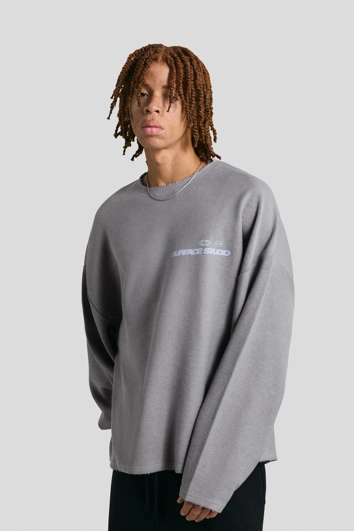 سویشرت جارس چاپی اورجینال Bershka